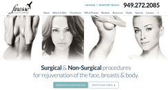 Desktop Screenshot of finesseplasticsurgery.com